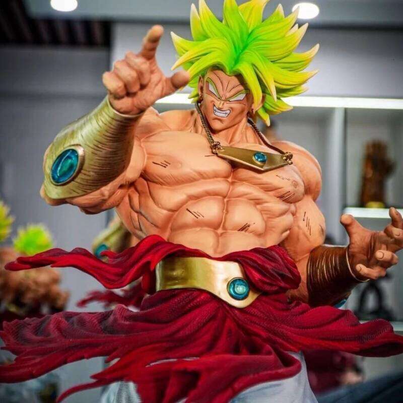 CK&Jt Statue Dragon Ball Z Figure Ssj3 Broly Super Saiyan PVC Action Figures 32cm/19.69inch Collection Mode Toys Gifts Z260129