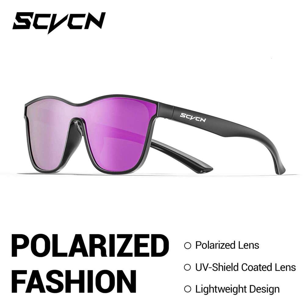 SCVCN Polarized Fishing Fashion Running Sports Sunglasses Outdoor Hiking Drive Casual Glasses MTB Cycling Glasess H260129