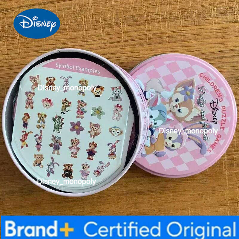 Disney Metal Box Card Game for Parent-Child Interactive Family And Friends Holiday Or Christmas Gift H260129