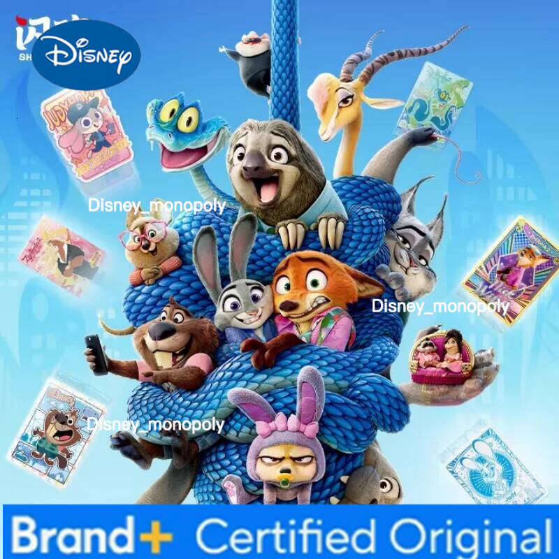 Disney ShiningSoul Authentic New Zootopia 2 Series The Division Lite Collector's Card Anime Movie Merchandise Holiday Gift H260129