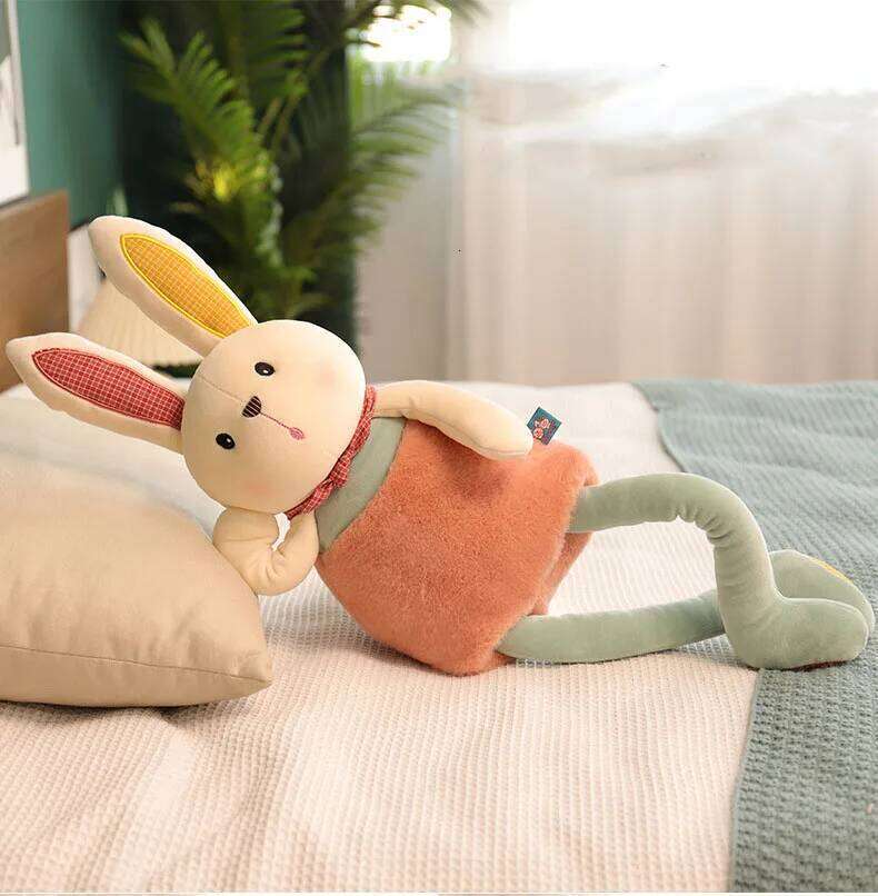Easter Skirt Long Legs Doll Bear Cute Holiday Gift Sleeping Bunny Plush Toys Y260128