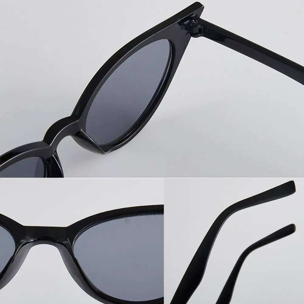 Trendy Small Frame Cat Eye Shape Sunglasses Colorful UV 375 Protection Shades Summer Eyewear for Women H260129