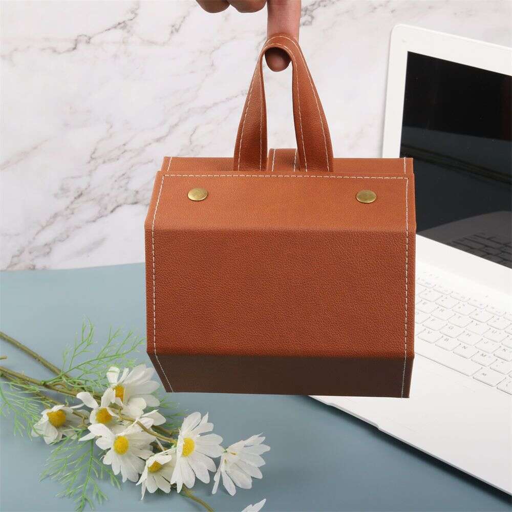 Leather Multi-Compartment Glasses Case Ultra-Light Large Capacity Portable Pressure-Resistant Foldable Multiple Sunglasses Storage Box