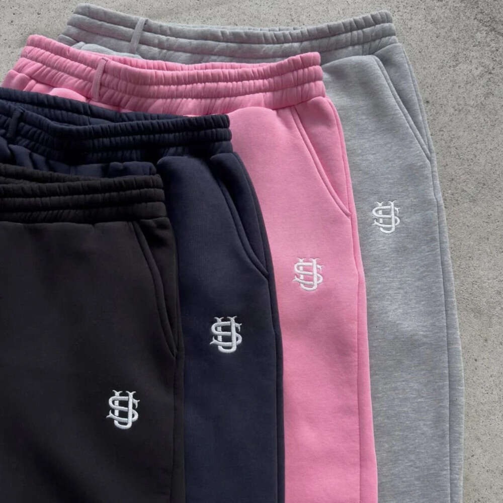 Performance Printed Jogger Loose Embroidered Openings Wide outsize Pockets fashionable Couple Straight Leg Pants Men's clothing Plus Size - view 1