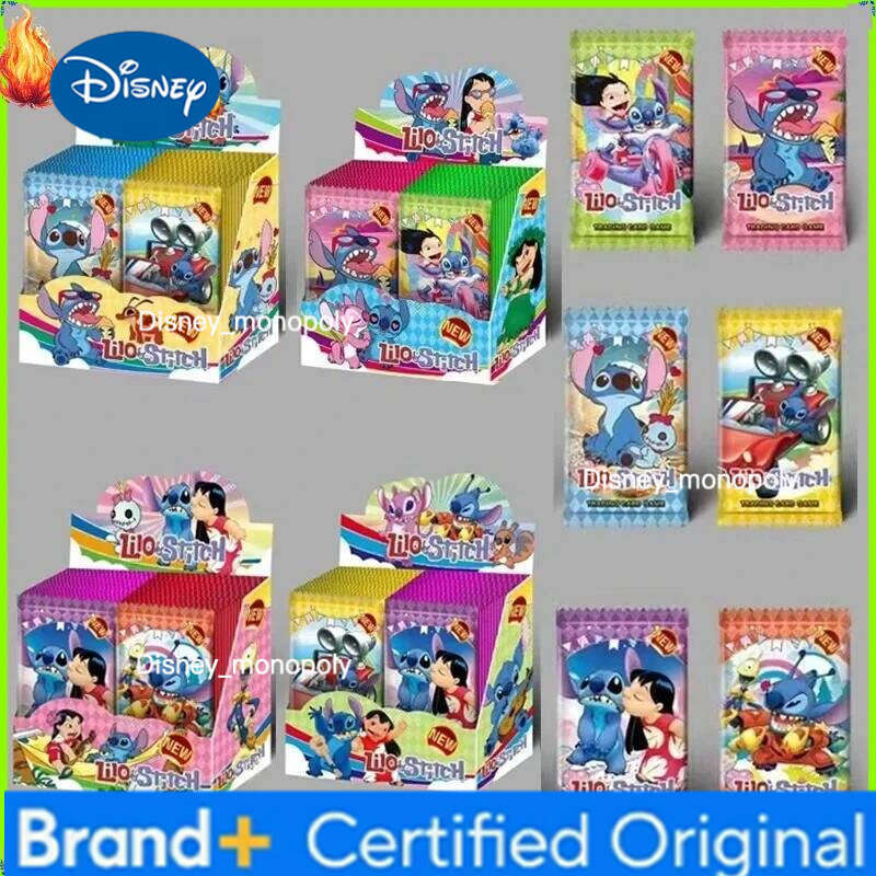 Disney 2026 Hot Game Card Interstellar Collection Is The Best Collectible Gift for Children Cute Stitch Cards H260129