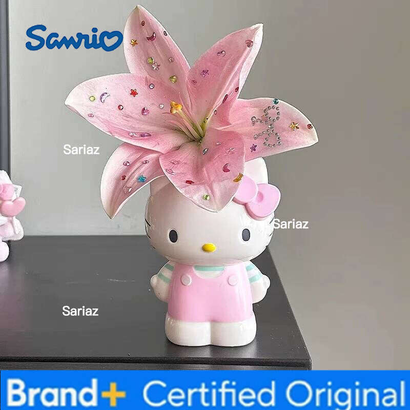 Sanrio 3D Kitty Melody Pen Holder Cute Cartoon Plastic Makeup Brush Container Multi-functional Storage Organizer Home Office Desk Decor H260129