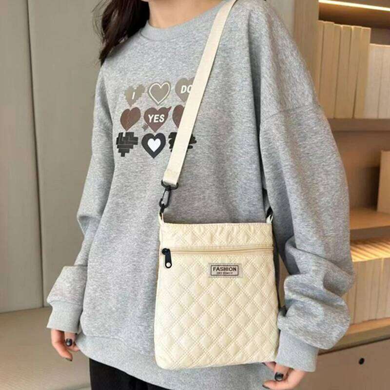 Neutral style rectangular bags men and women. Suitable for students to carry as a crossbody bag when going out or shopping. XJ260129