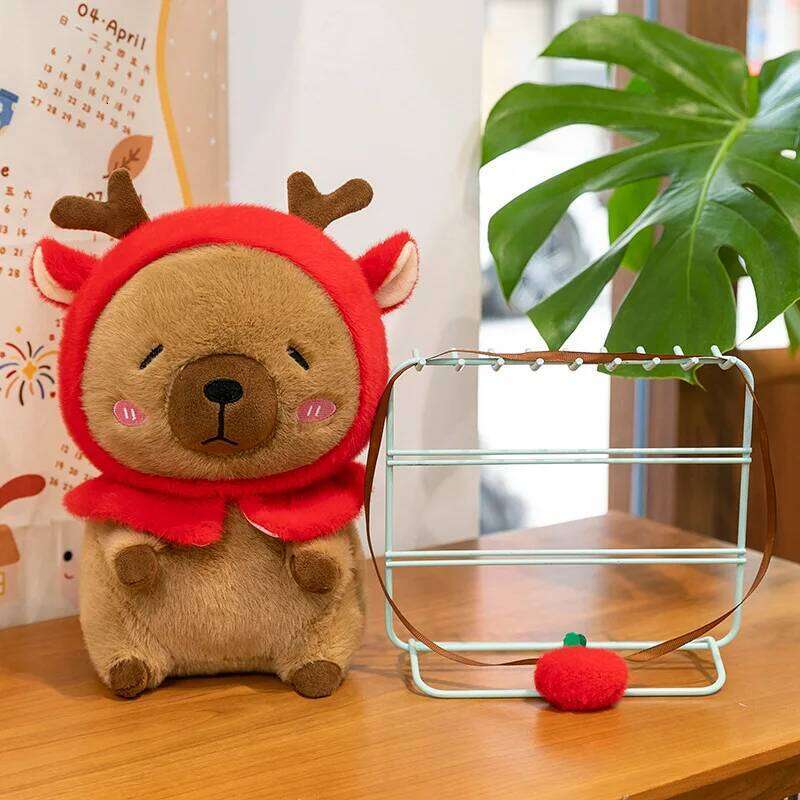Plush toys cute capibala elk capybara grab doll gifts Y260128