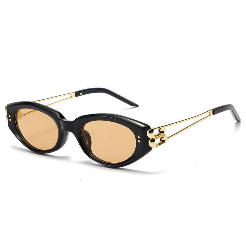 New Fashion Cat-Eye Sunglasses Women's Edition with High-End Feel and UV Protection
