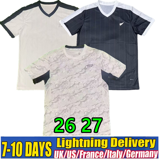 Elegant All-White Home Kit for NZ 2026 World Cup Featuring Traditional Silver Fern