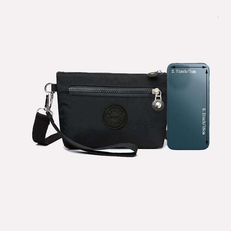 Neutral style men's women's mini shoulder bags in nylon material, suitable for travel and business use. XJ260129