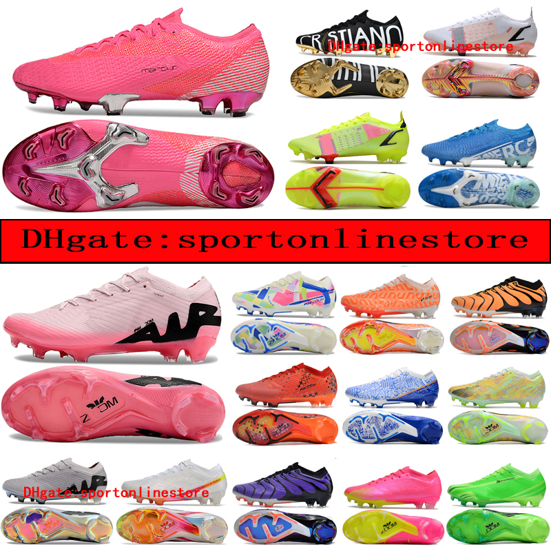 Send bags Mens Womens Football Boots Ronaldo CR7 XV Elite XXV FG Cleats Neymars ACC 15 Kids Boy Soccer Shoes Outdoor Trainers Botas De Futbol outdoor scarpe calcio