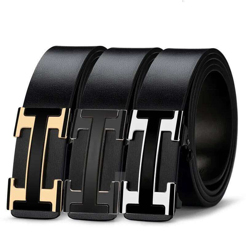High Quality Men's Casual Designer Genuine Leather Strap Belts Male Metal Buckle Fashionable Belt for men jeans belt X260128 - view 3