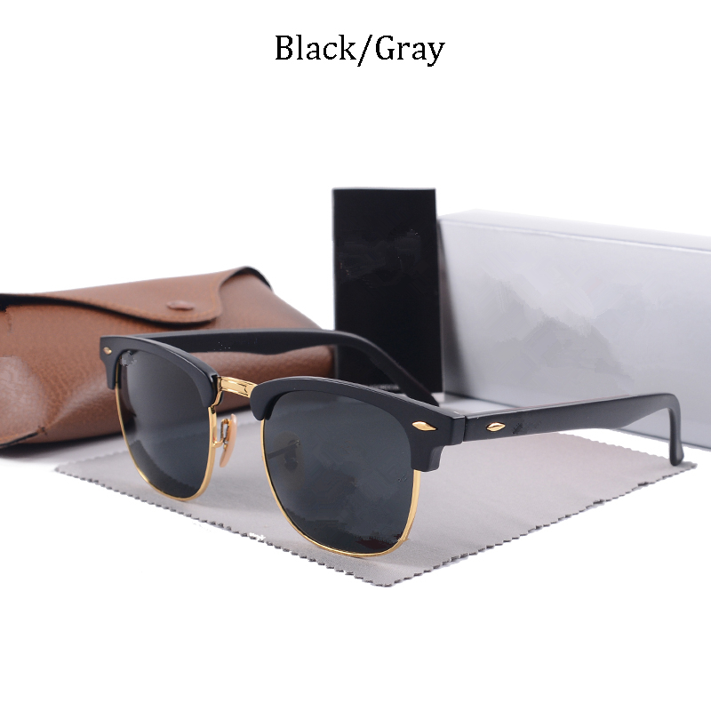 Classic Retro Pilot Sunglasses Mens Women Fashion Designer Sun glasses Polarized Uv400 Glass Lens Goggle Glasses High Quality Version Eyeglasses With Box