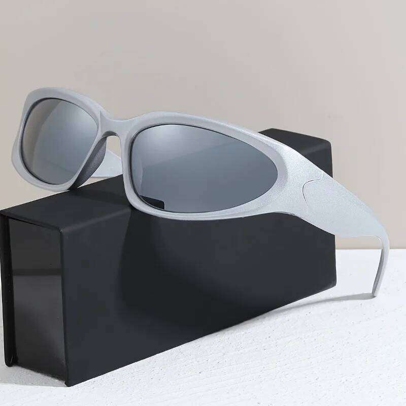 Cyberpunk Futuristic Glasses Tinted Lenses for Street Fashion Festive Events Unisex Men Women Festival Gear Edgy Style H260129