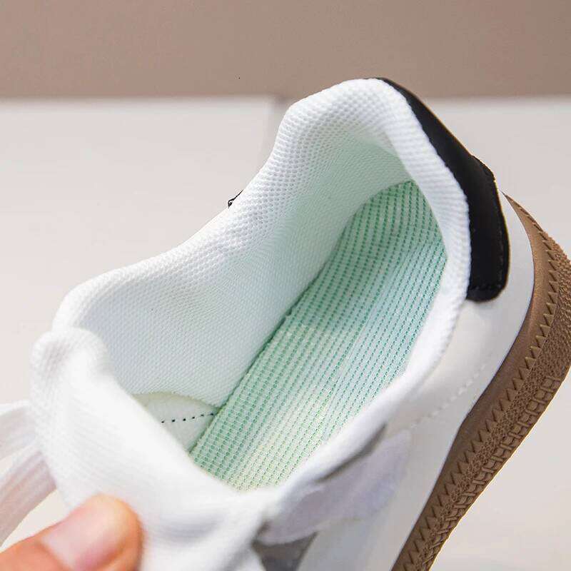 Children's Board Sneakers 3-18 Years Old Khaki Boys Girls Single Four Seasons Non-slip Kids De Training Shoes Y260128