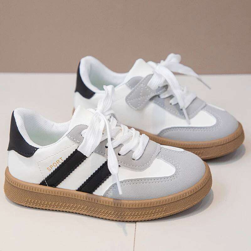 Children's Board Sneakers 3-18 Years Old Khaki Boys Girls Single Four Seasons Non-slip Kids De Training Shoes Y260128