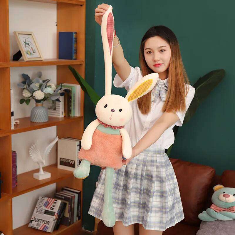 Easter Skirt Long Legs Doll Bear Cute Holiday Gift Sleeping Bunny Plush Toys Y260128