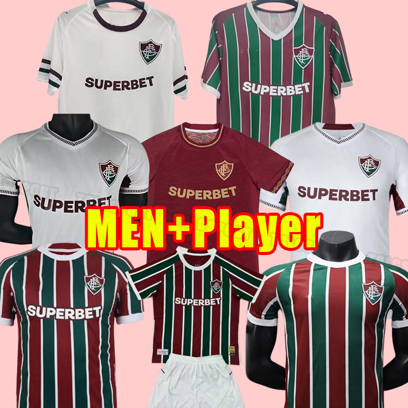 2026 New 2027 Fluminense Soccer Jerseys Third FRED PH GANSO NINO 25/26 Camisa Football Shirt LUCCA EGIDIO NONATO Men Fans Version Home
