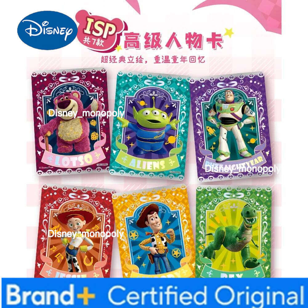 Disney New Card.fun Genuine Lotso Collection American Children's Animation Movie Toy Story Creative Cute Characters Rare Card Gift H26012911