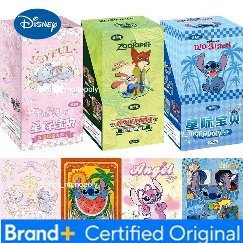 Disney Genuine Lilo Stitch Card Variety Player Pink SEC CSP Fantasy Series Anime Characters Collectible Cards Toys Gifts H260129