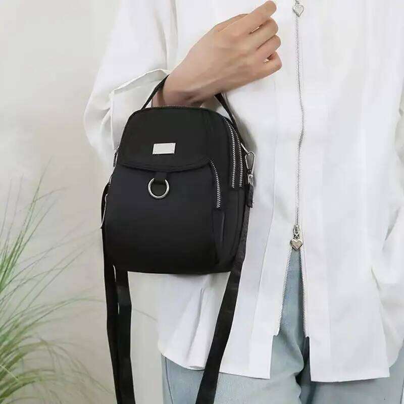 Small Size Oxford Fabric Crossbody Bag Single Shoulder Strap Suitable For Both Men And Women Versatile Zipper Bags XJ260129