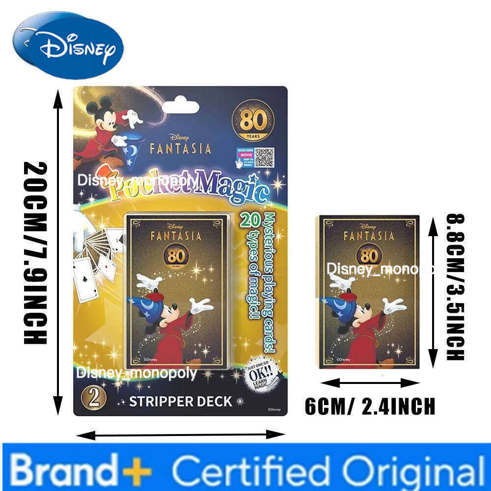 Disney 2 Styles Official Licensed Mickey Frozen Magic Playing Cards Christmas Party Trick Holiday Gift Fan H260129