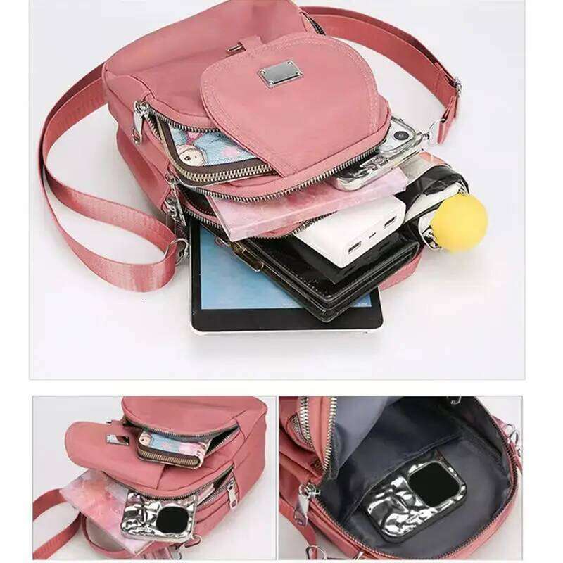 Small Size Oxford Fabric Crossbody Bag Single Shoulder Strap Suitable For Both Men And Women Versatile Zipper Bags XJ260129