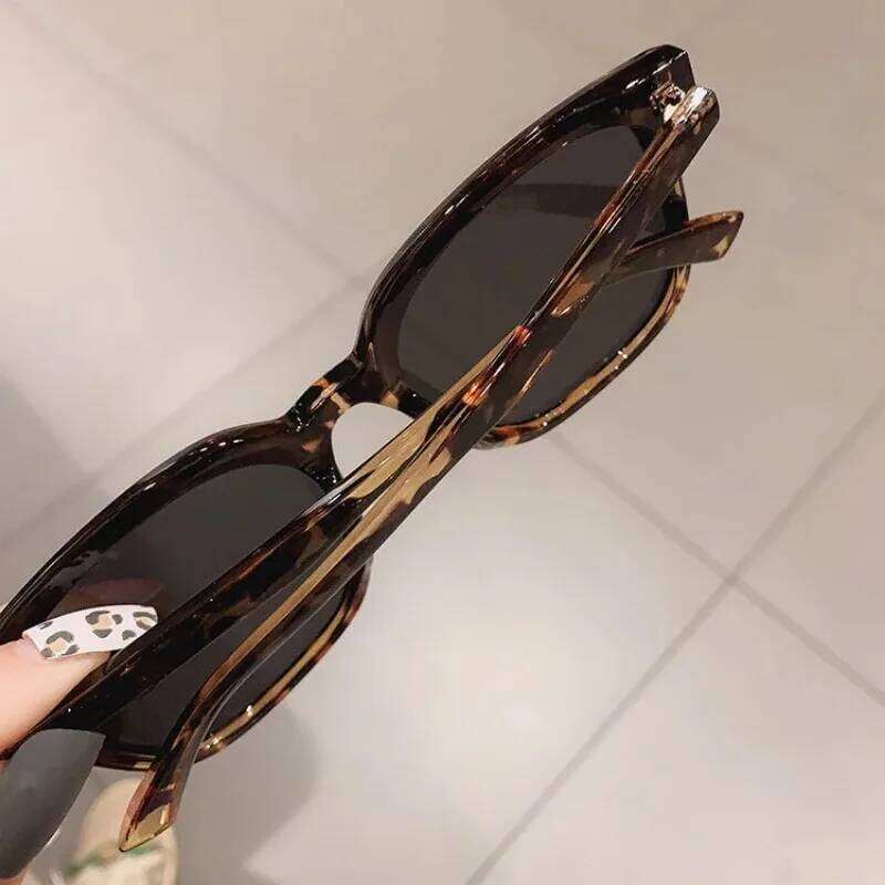 Retro New Sunglasses Men Women Popular Square Sun Glasses Ladies Black Eyeglasses Driver Goggles UV400 Mirror Shades H260129