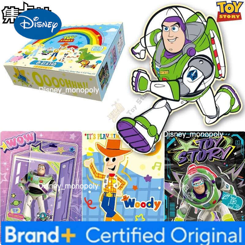 Disney Card.Fun Official Genuine Version Toy Story Buzz Lightyear Collection Cards Anime Peripheral Toys Flash Card Gifts H260129 H260129