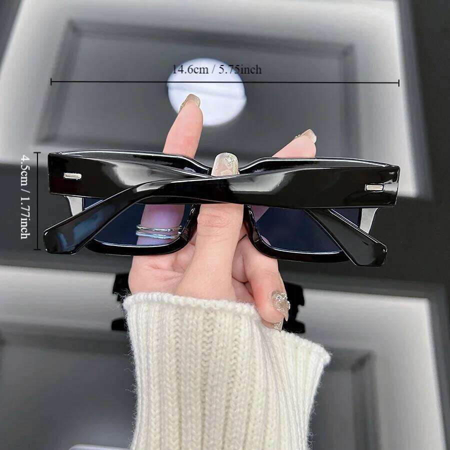 New Fashion Square Sunglasses Men Women Luxury Sun Glasses Male Female Brand Designer Candy Color Mirror Vintage Oculos De Sol H260129