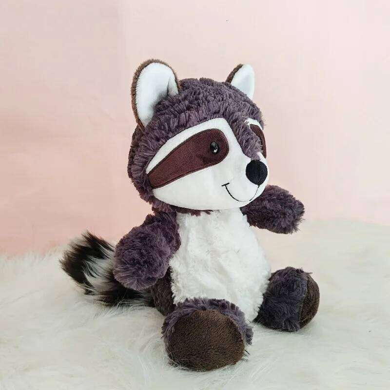 1pcs28cm plush toy cuddle bear doll girl bed sleeping pillow super cute big tail animal Y260128