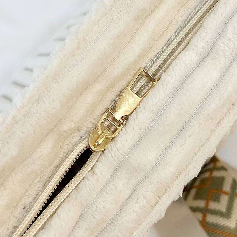 New Women Crossbody Soft Corduroy Shoulder Bag Large Capacity Female Purse With Zipper For Commute Outings Street Fashion