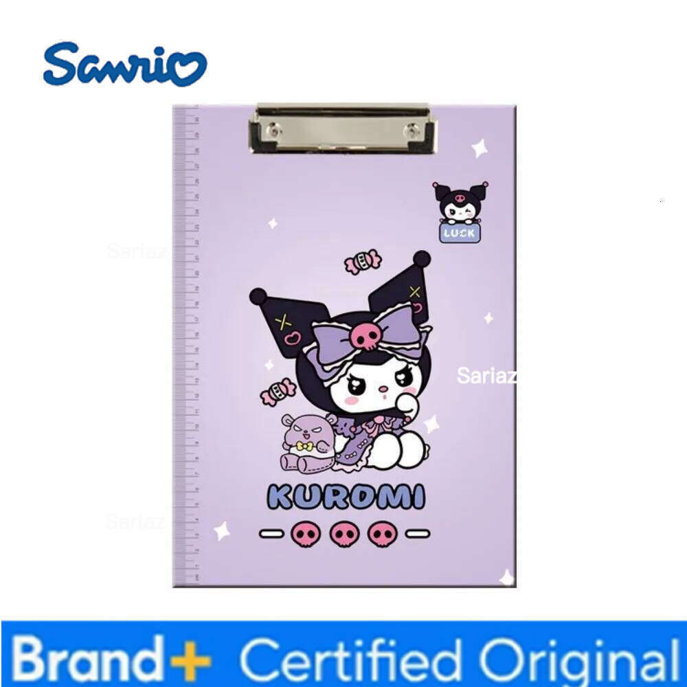 Sanrio A4 File Clipboard Writing Pad for Student Exam Large Document Organizer Office Stationery Folder Holder with Paper H260129