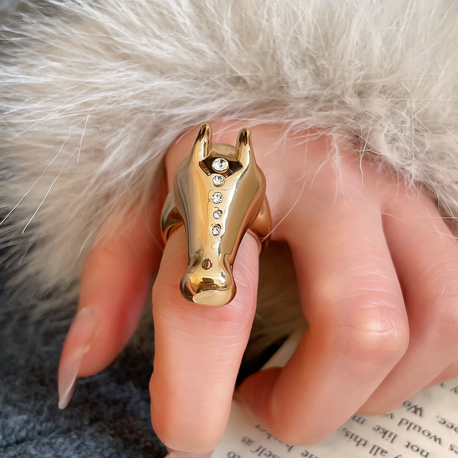 Double Layer Tassel Chain for Women, Unique Design, Fashionable S925 Silver Open Ring, Hip Hop Sweet Cool Index Finger Ring - view 4
