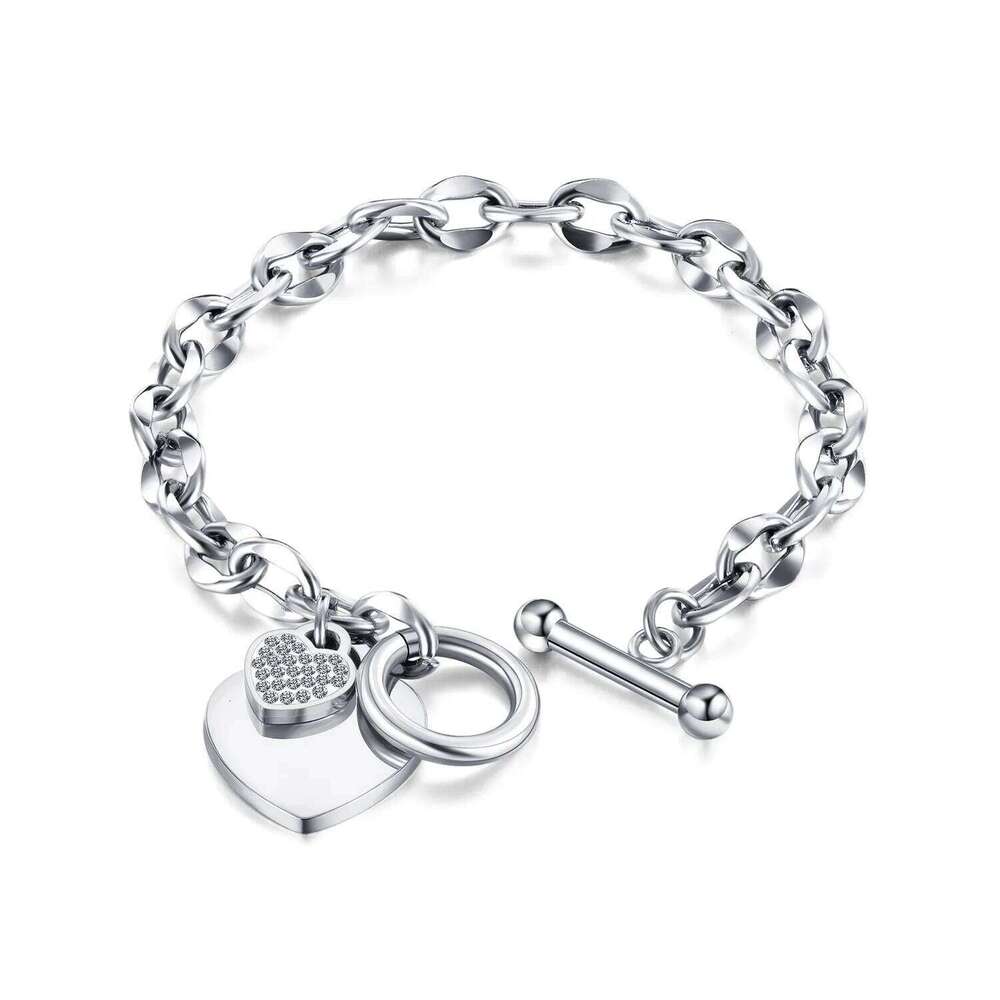 Stainless Steel Bracelet For Women Heart Bracelets Fashion Jewellery Accessory H260129