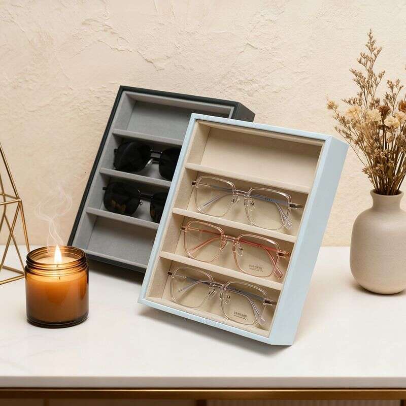 Sunglasses Optical Glasses Compartment Standable Box Display Rack Eye Storage