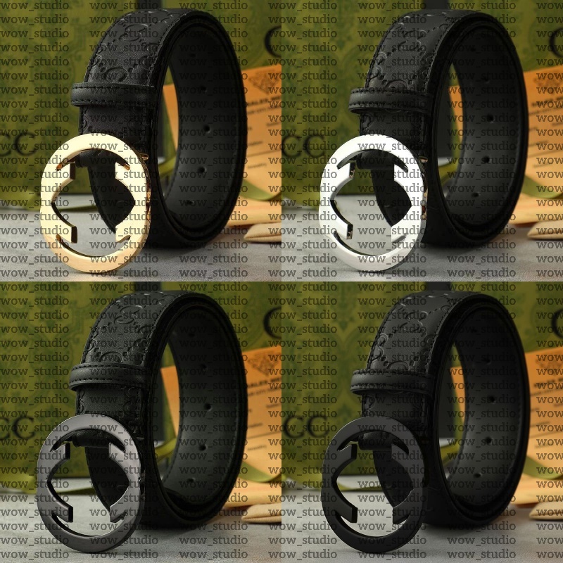 Luxury Brand Design Belt Classic Mens Belt Length 100-125CM Belt Women Letter Smooth Buckle Casual Pant Belt