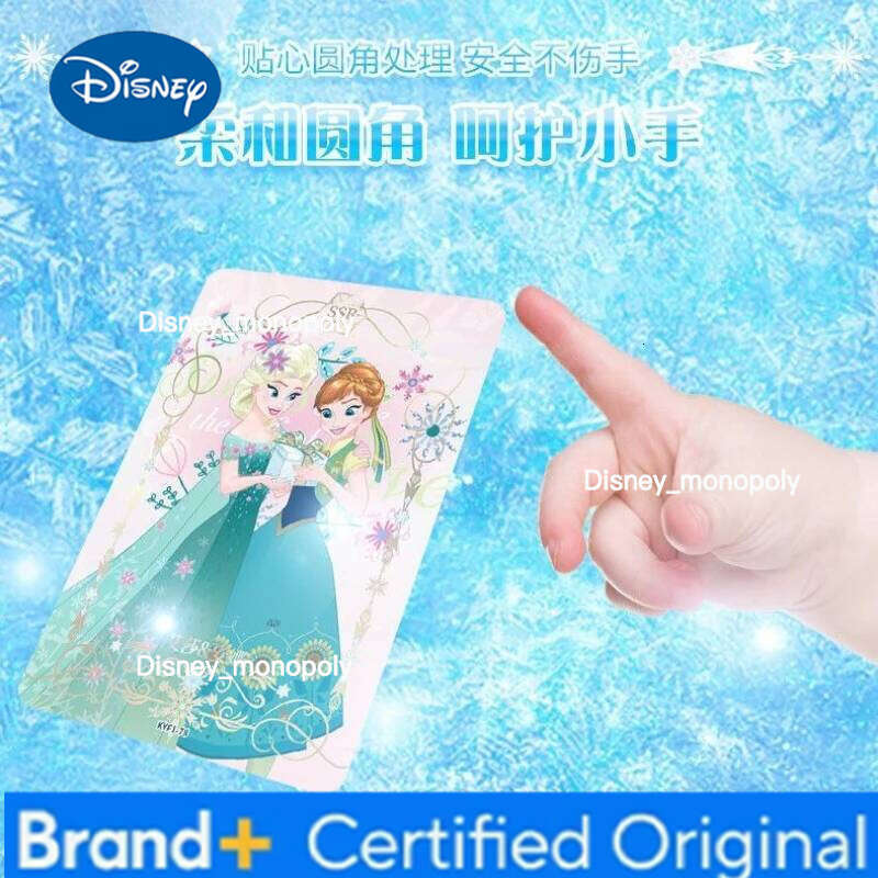 Disney KAYOU Genuine Frozen Collection Movie Anime Peripherals SSR Elsa Olaf Anna Flash Cards Girls Toys Gift Original Box H260129