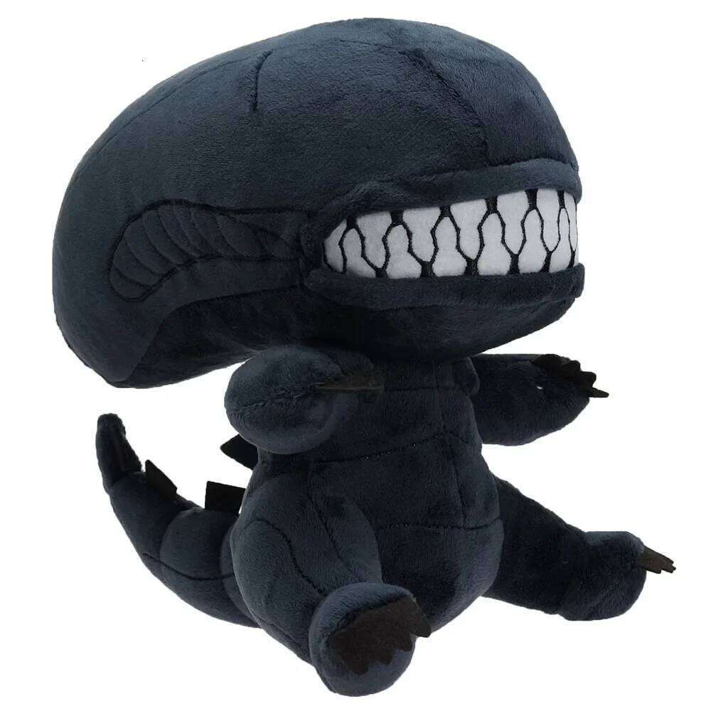 25cm Alien Xenomorph Toy Cartoon Dolls Soft Stuffed Plush Toys for Boys Girls Fans Birthday Christmas Gifts Y260128