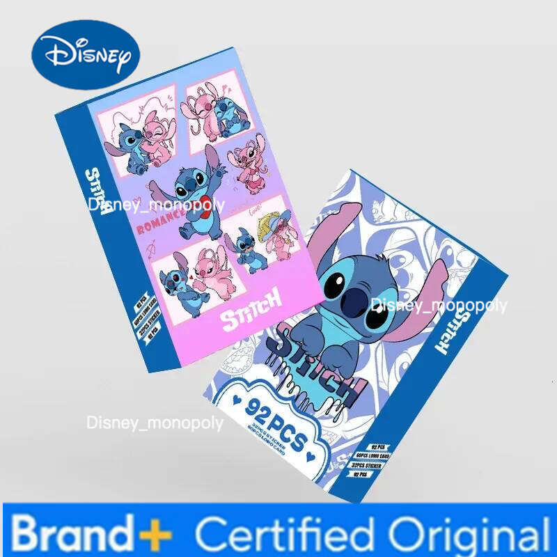 Disney 92 LOMO Stitch double-sided high-definition color printed photo anime peripheral greeting cards, collection cards H260129 H260129