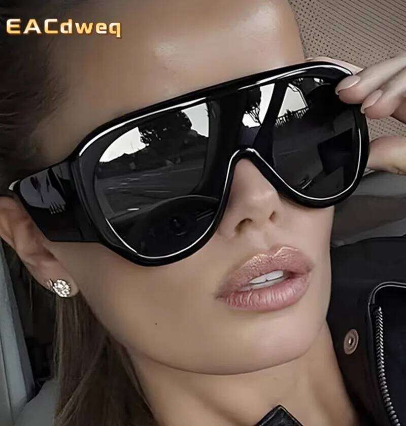 New Oversized Square Sunglasses Trendy Men's And Women's Personalized Glasses Outdoor Cycling Sun Protection Eyeglasses UV400 H260129