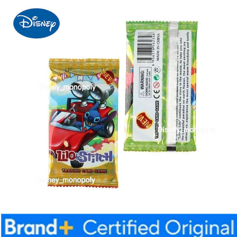 Disney 1Set of 288Sheets Interstellar Baby Collection Card Shiny Cute Stitch Cards Gam Anime Battle Carte for Children Gift Toy H2601291