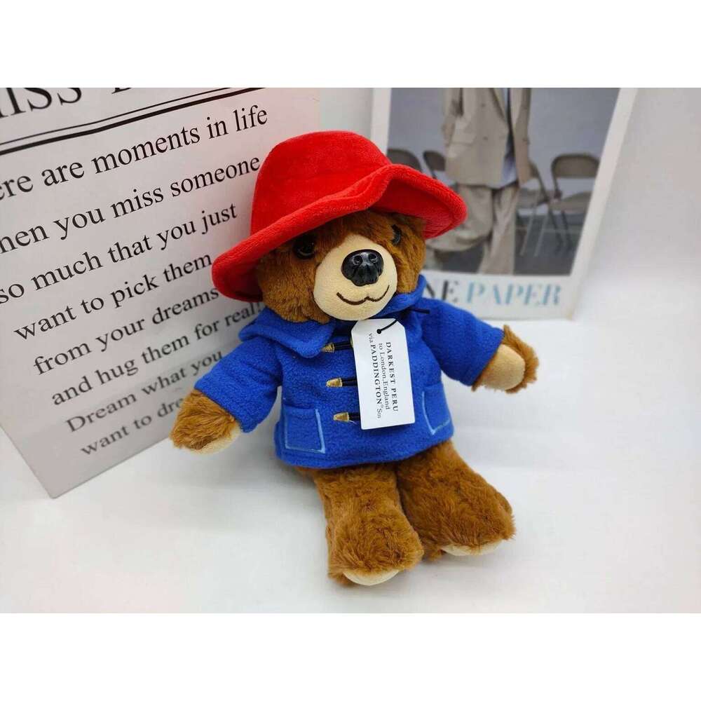 30CM Britain Paddington plush dolls Kawaii Small Bear Stuffed Dolls High Quality Children Christmas Birthday Gifts Y260128