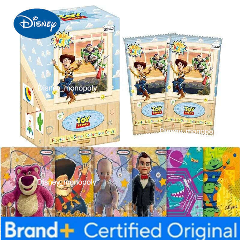 Disney Card.fun Genuine Toy Story 30th Anniversary - Woody Playful Life Series Collectible Cards Anime Peripheral Gift Toys H2601291
