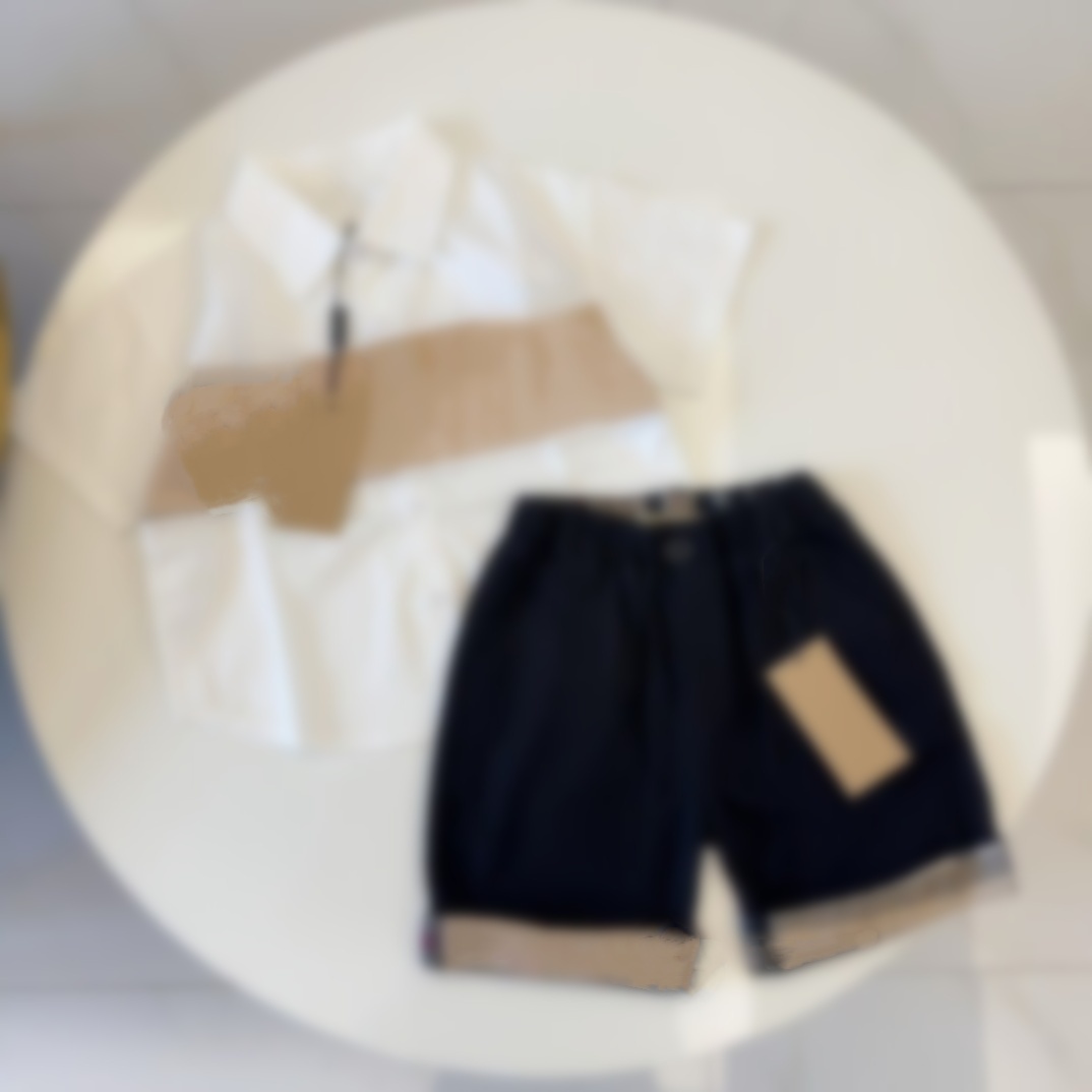 top kids tshirts sets kid tracksuit baby polo t shirt 2 pieces luxury girl boy clothes shorts tracksuits new son daughter Children's Day vacation school start gifts