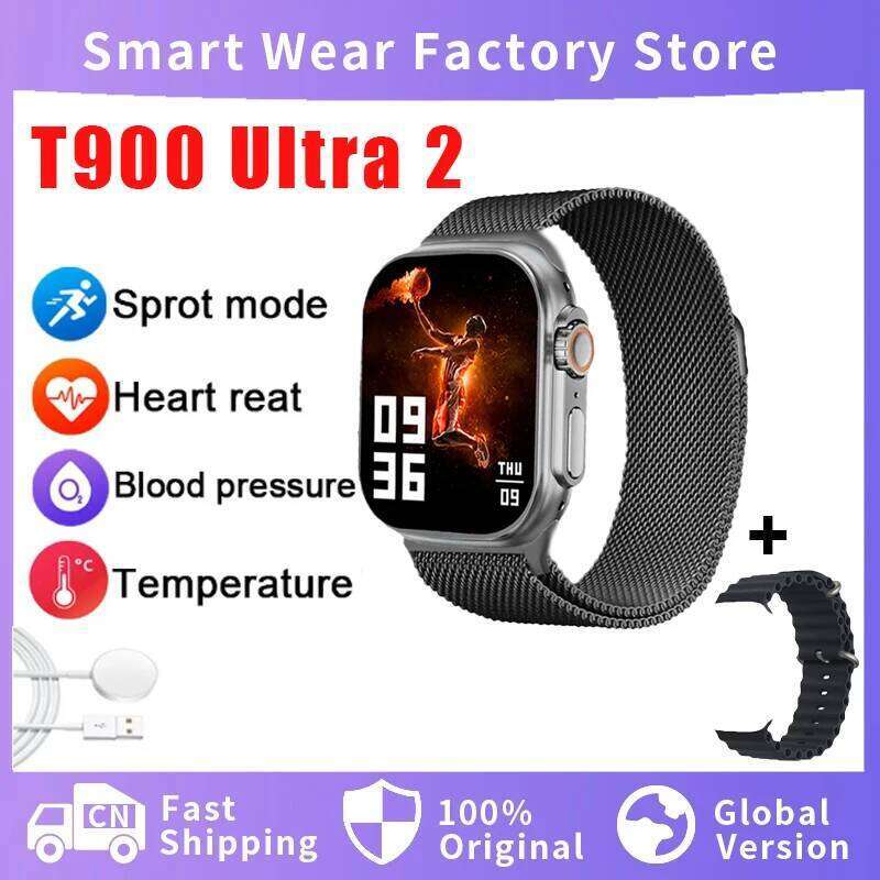 T900 2 Smart 2025 Men 49mm Series Compass Waterproof For Android IWO Watch Ultra Smartwatch X260128