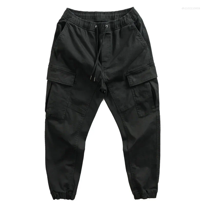 Men's Pants Loose-fit Work Durable Cargo Large Pocket For Electrical Welding Auto Repair Casual Spring Summer