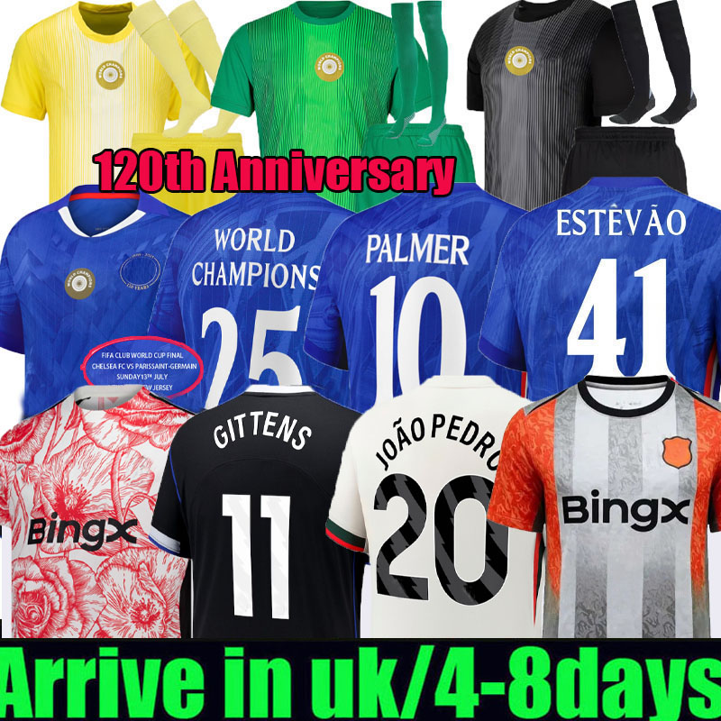 ENZO CFC NKUNKU NETO PALMER soccer jersey 25 26 ESTEVAO GITTENS pedro DELAP HATO MUDRYK 2025 2026 football shirt adult kids kit CAICEDO N.JACKSON 1990 pre match
