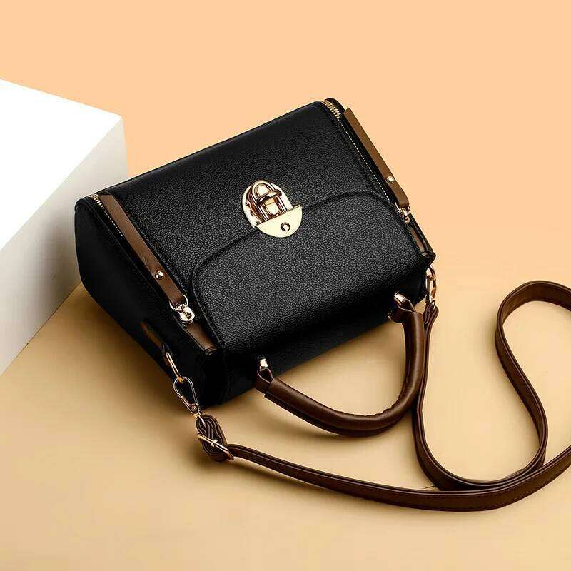 Vintage Handbag Women Fashion Crossbody Shoulder Simple Small Square Bag Versatile Trendy XJ260129